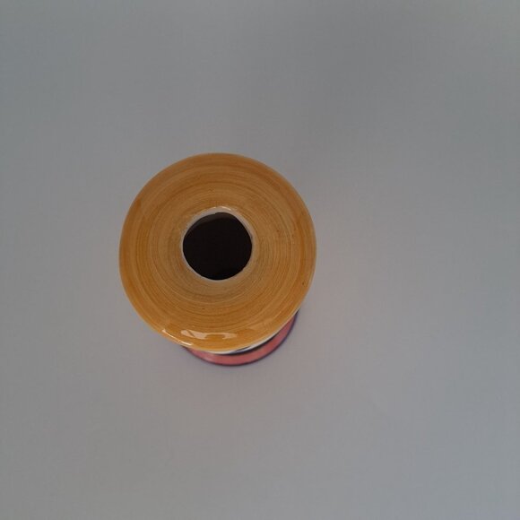 Hand-Painted Bella Casa Ganz Ceramic Candlestick Holder - Picture 5 of 11